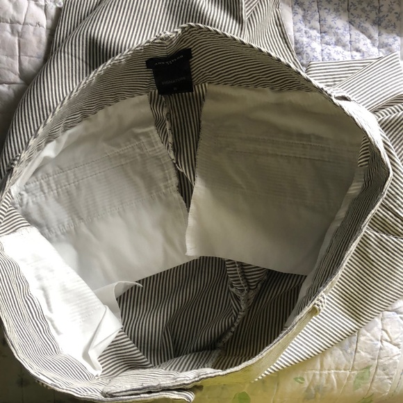 Ann Taylor Ladies size 8 striped cotton capri’s - Picture 16 of 16